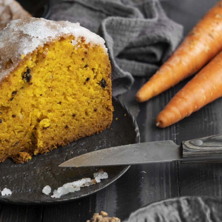 Gâteau aux carottes pour une maman en accompagnement postnatal